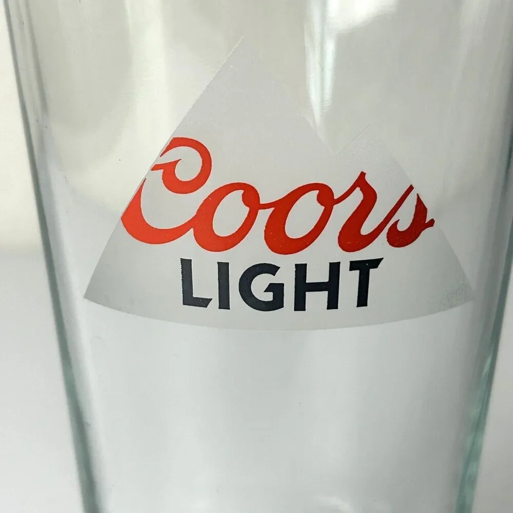 Coors‎ Light Pint Glass Beer Logo Barware